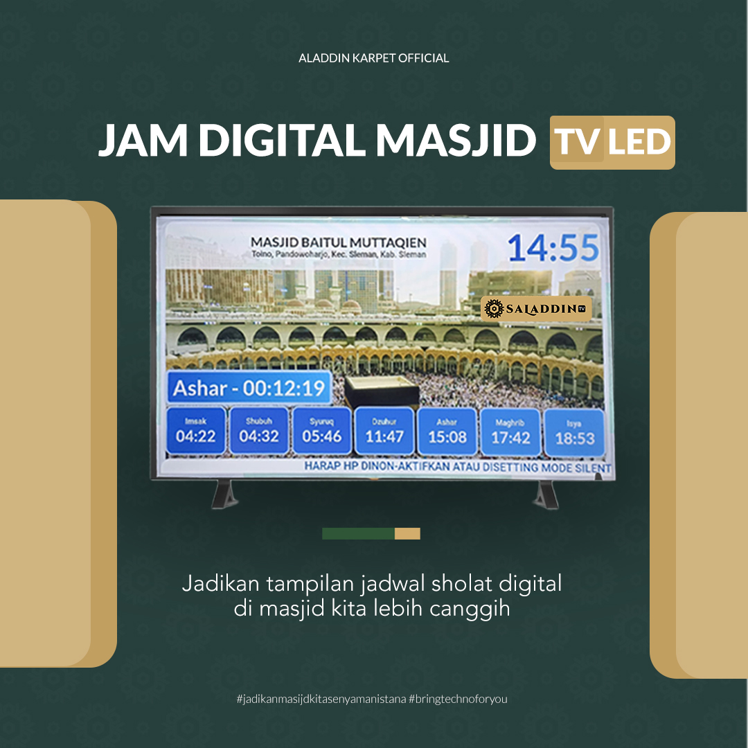 Toko Jam Digital Masjid tegal
